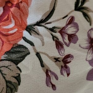 Floral Print Women's Tunic Top